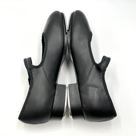 6W 6 WIDE‎ WIDTH Capezio Women's 3800 Black Leather Mary Jane Dance Tap Shoes - Picture 8 of 14